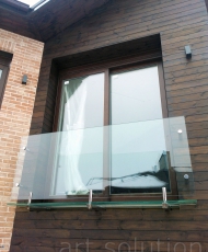 стеклянный балкон